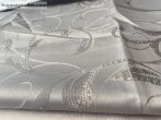   Kész  sötétítő függöny indaslevel selyem galamb szürke színű ( 2 db =140 cm széles 250 cm magas )