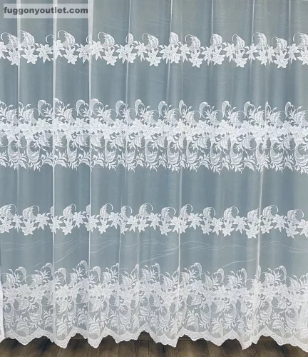 Indalevél, fehér, 300x250 cm