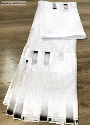 Parketta, minta, fehér alapon fekete, 500x175 cm