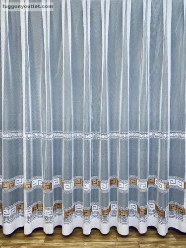 Görög minta 2, fehér alapon barna, 500x175 cm