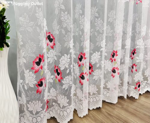 Árnyékvirág, fekete piros, 200x155 cm