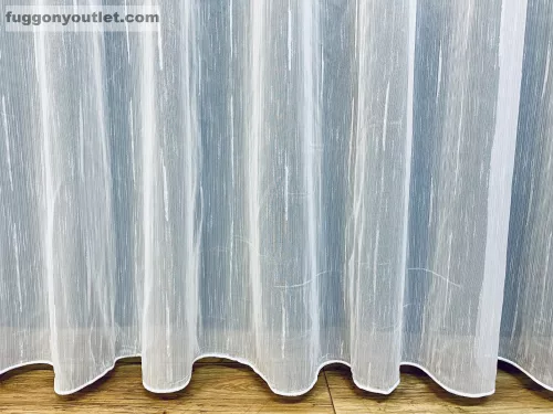 Voile, Pálcikás, fehér, 500x260 cm 