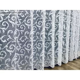 Indás, fehér, 400x155cm