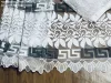 Görög minta, fehér alapon fekete, 300x175 cm