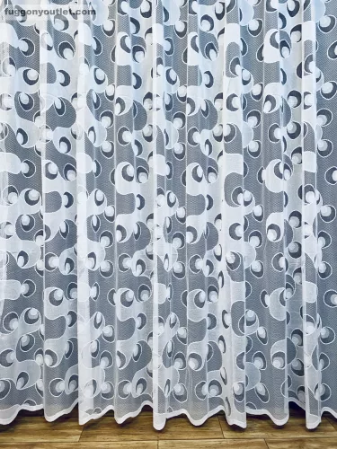 Buborék, fehér, 500x175 cm