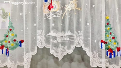 Panoráma, Mikulás, színes, 300 x155 cm