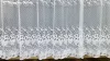 2 Sor Csipke minta Pöttyös, fehér, 300x175 cm