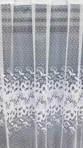 2 Sor Csipke minta Pöttyös, fehér, 300x175 cm