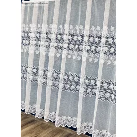 3 Sor Csipke minta, fehér, 300 x175 cm