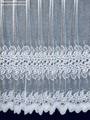 Végtelen Levél, fehér, 400x155 cm