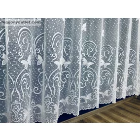 Pillangó, fehér, 150x250 cm