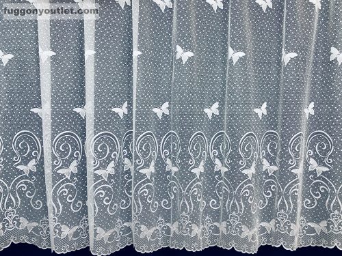 Pillangó, fehér, 150x250 cm