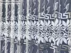 Görög minta, fehér alapon szürke, 300x250 cm