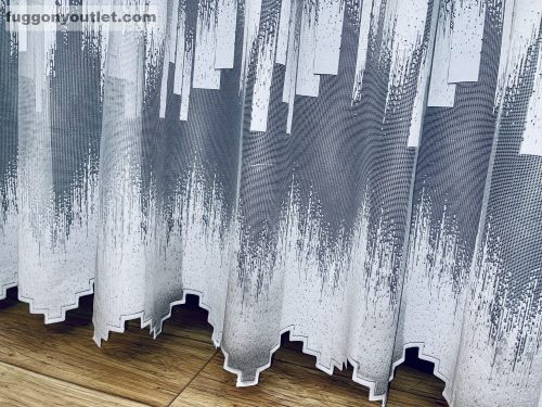 Parketta, fehér alapon szürke, 300x250 cm