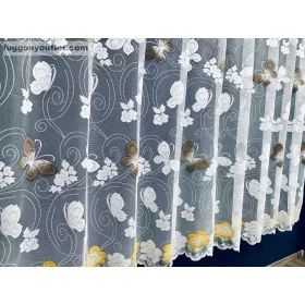 Kelebek, fehér alap, 300x175 cm