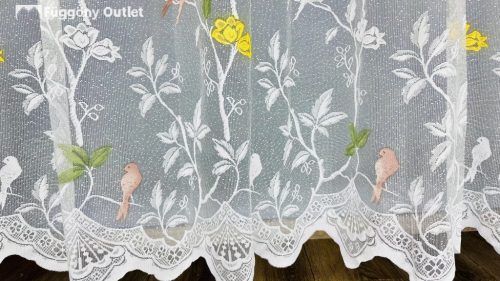 Madár, fehér alapon színes, 300x175 cm