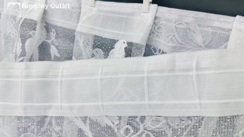 Madár, fehér alapon színes, 300x175 cm