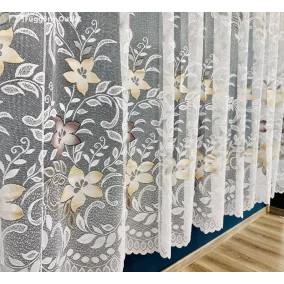 Johanna, színes, krém mogyoró, 500x250 cm