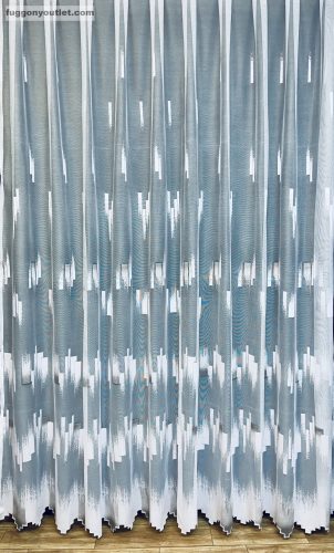 Parketta, fehér alapon szürke, 400x155 cm