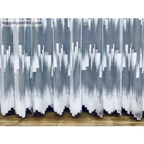 Parketta, fehér alapon szürke, 150x250 cm