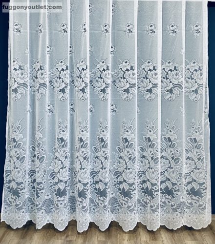 Csipke Rózsa, fehér, 300x250 cm