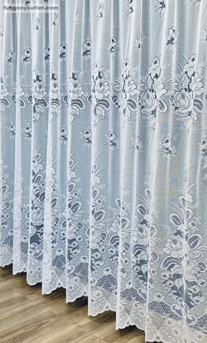 Csipke Rózsa, fehér, 300x250 cm