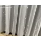 Voile, Roshan, fehér és szürke, 500x260 cm