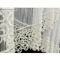Csipkés Függöny, Macaron x pano, krém, 330x145 cm