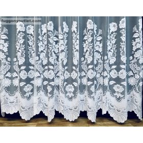 Kalocsai, fehér, 400x175 cm