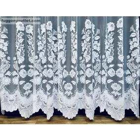 Kalocsai, fehér, 400x175 cm