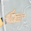Pipacsvirág, fehér alapon lila, 500x175 cm