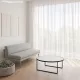 Voile, Basic, fehér, 300x165 cm