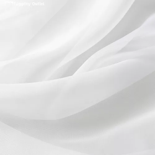 Voile, Basic, fehér, 300x165 cm