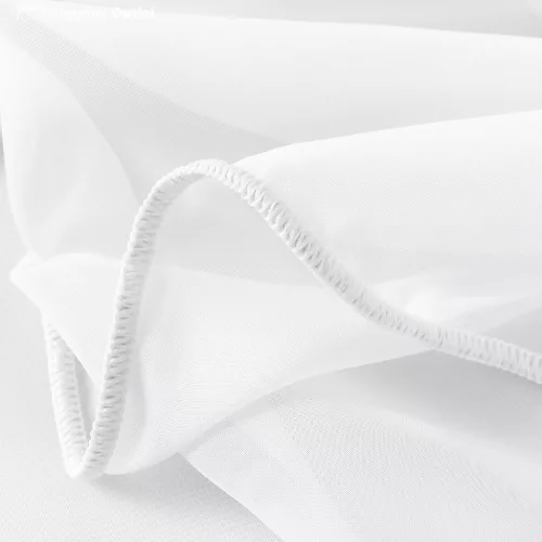 Voile, Basic, fehér, 300x165 cm