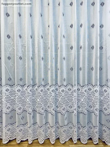 Lyukacsos Levél, fehér, 500x175 cm