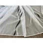 Voile, Azra, fehér alapon fekete, 200x210 cm 