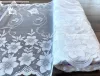 Méteráru, Vitrázs Függöny, Zsakar, Csillag Virág krém, 70 cm 