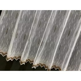 Zápor, fehér alapon barna, 400x175 cm