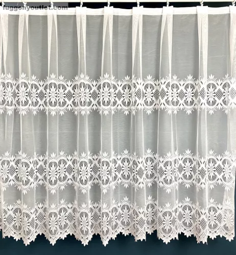 Csillagsor, fehér, 300x175 cm