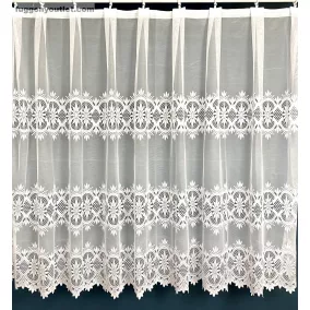 Csillagsor, fehér, 300x155 cm