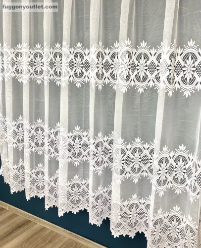 Csillagsor, fehér, 300x155 cm