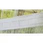   Csipkés Függöny, (30 cm fehér Csipke) Macaron fehér, 300x180 cm