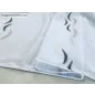 Voile, Holdak, fehér alapon csoki barna, 300x260 cm 