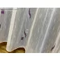 Voile, 5045, fehér alapon lila, 300x260 cm 