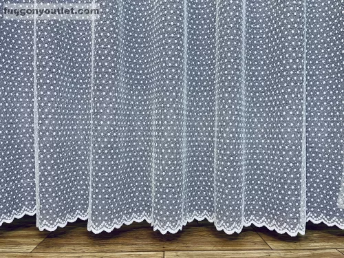 Pöttyös, fehér, 500 x250 cm