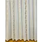 Voile,Százalék, fehér alapon barna arany, 300x260 cm 