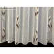 Voile, Halime, fehér alapon barna arany, 200x210 cm 