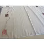 Voile, Zikzak bordó fehér alapon bordó, 300x260 cm 