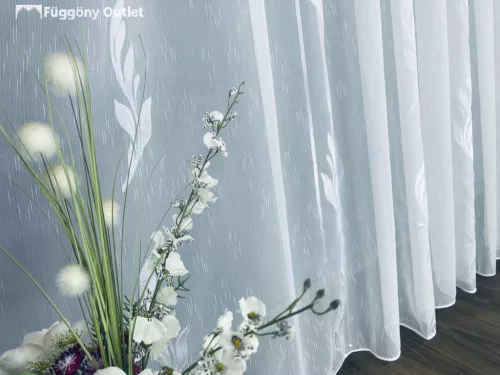 Voile, Halime, fehér, 500x260 cm 