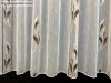 Voile, Halime, fehér alapon barna arany, 400x260 cm